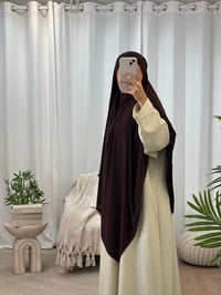 Image 4 of brown jersey khimār