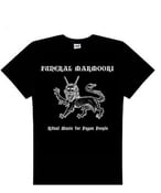 Image of Funeral Marmoori logo t-shirt black