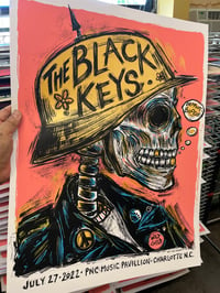 Image 3 of The Black Keys Charlotte NC poster 2022