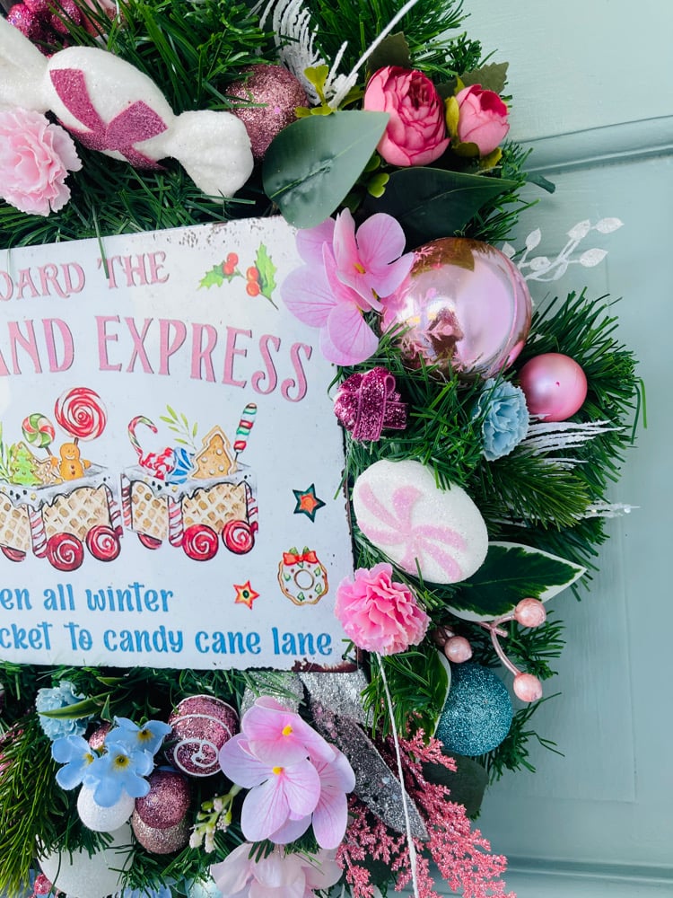 Image of 55cm Pink Candy Cane 