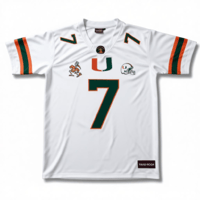 Image 2 of Canes 305 #7 Jersey White