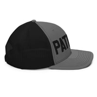 Image 6 of PATRIOT Charcoal/Black Richardson 112 Trucker Cap from PatriotsCo.com