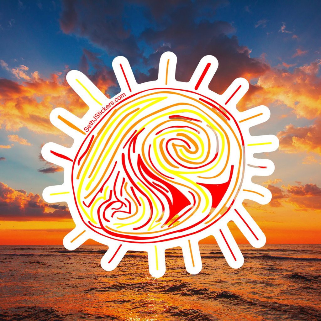 Image of Sun Sticker