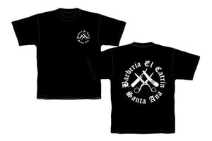 Image of Barberia el Catrin Black Tee - FREE SHIPPING