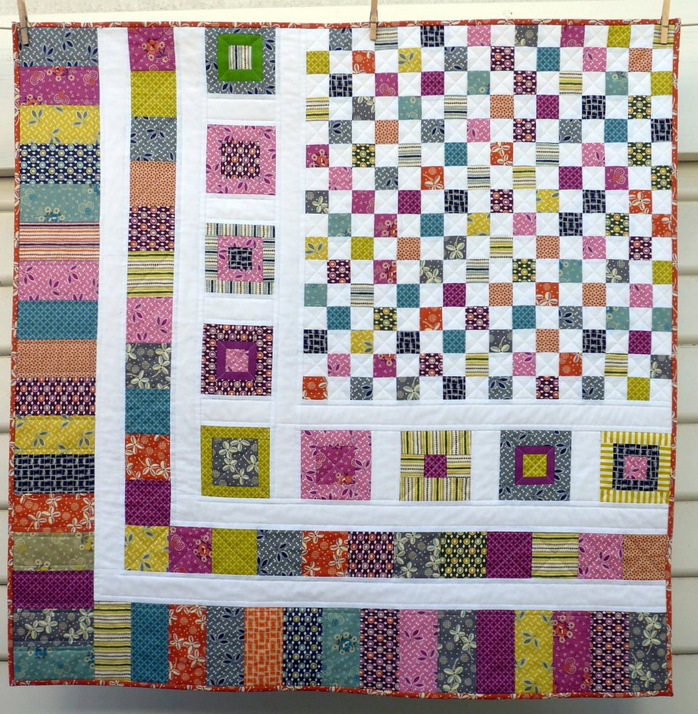 Image of Bricks and Stones Quilt Pattern (pdf file)