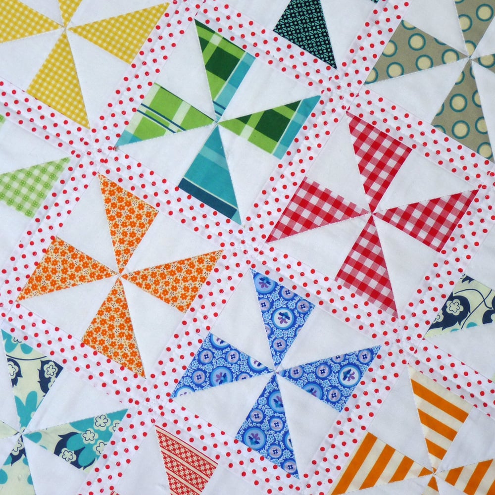 Printable Pinwheel Quilt Pattern