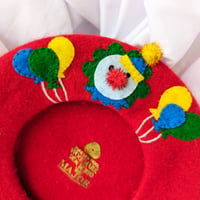 Image 2 of Red Clown Beret