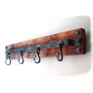Image of Hand Forged Coat Rack