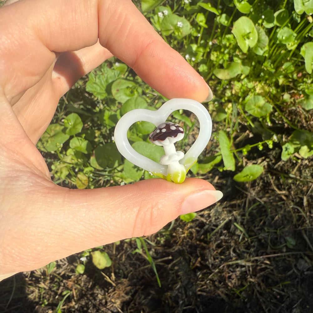 Image of Heart Frame Mushrooms