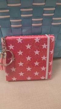 Star Pattern Sticky Note Holder Cover — Decorative Sticky Note Organizer Notebook