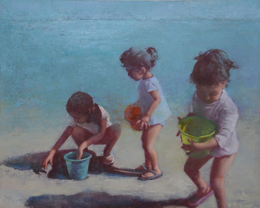 Image of Beach Buckets- Cathy Engberg