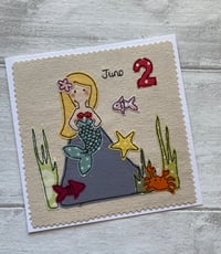 Image 1 of Mermaid card 