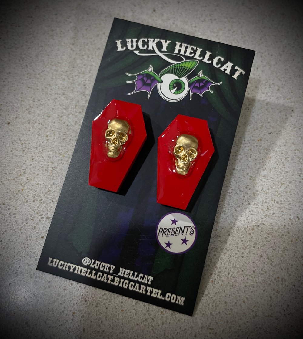 Select Large Coffin Earrings 