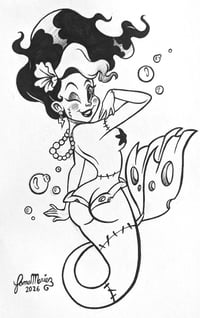 Mermaid Bride Inking