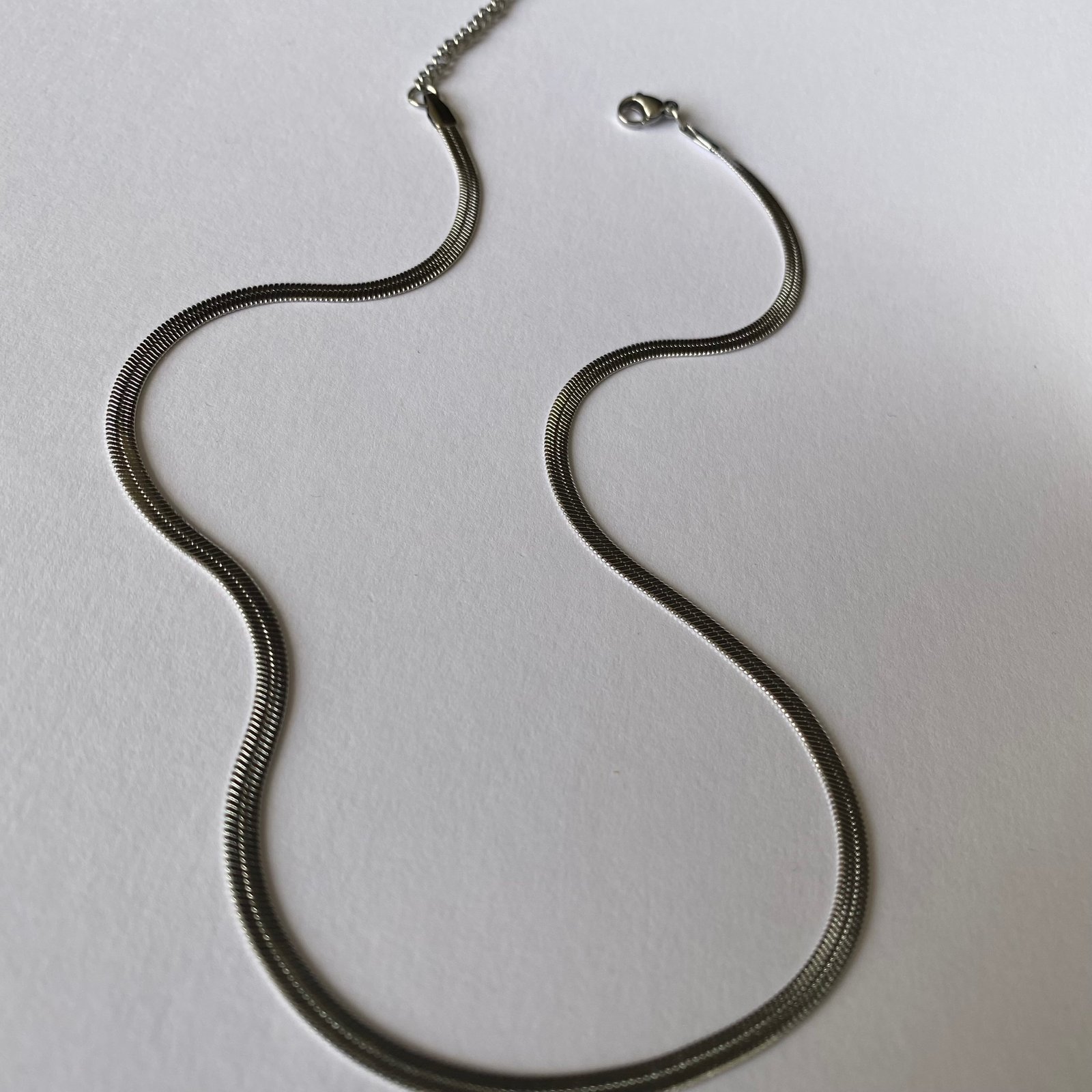 Herringbone Chain │ Stainless Steel 