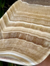 Image 13 of Large Banded Orange Calcite Crystal Bowl #2778