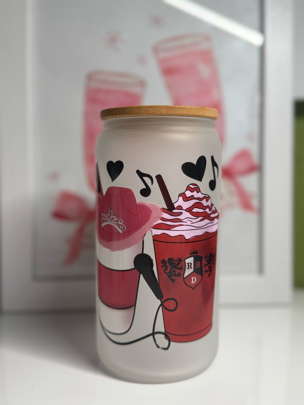 Image of 16oz Libby Glass - REBELDE