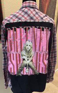 Vintage Red/White/Gray Flannel Shirt Britney Spears