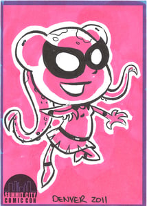 Image of Squid-Girl Sketch Card