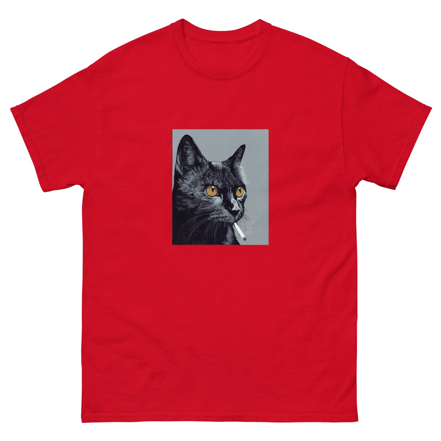Image of FTS SMOKING CAT T-SHIRT