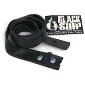 Image of Utility Belt: Black Vegan Leather Bike Tube Rubber