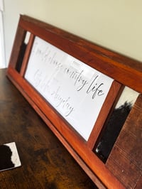 Image 3 of Small Cow Hide Sign 