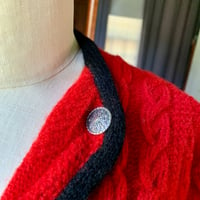 Image 8 of Polo Ralph Lauren Red Cardigan Sweater Small