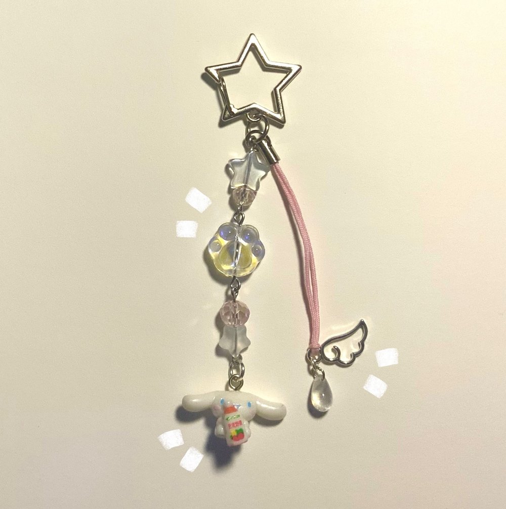 Image of matching cinnamoroll keychains * ˖ ౨ৎ˚
