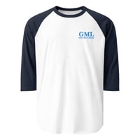 Image 6 of 3/4 sleeve raglan GML shirt