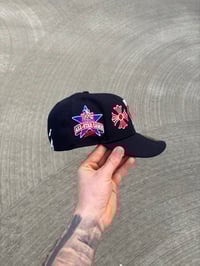 Image 3 of NAVY TRI TONE MINNESOTA TWINS CUSTOM FITTED CAP
