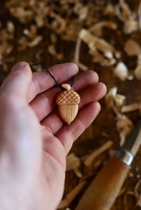 Image 6 of Acorn Pendant Necklace 