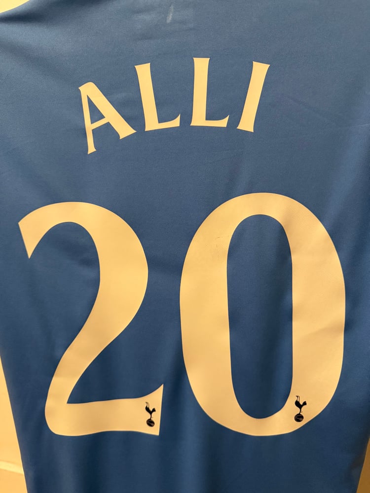 Image of PRE ORDER: Tottenham Hotspur “ALLI 20” 2015/16 Away Shirt + UEL patches (M)