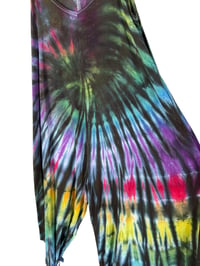 Image 4 of L Woven Wide-Leg Jumpsuit with Pockets in Rock-n-Roll Tie Dye 
