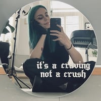 Image 2 of It’s a craving not a crush - 38cm round mirror