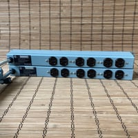Image 2 of Pair of Hammond 1U 6-Outlet Rack Power Strips • 70s made in Canada