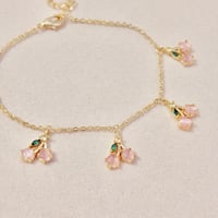 Image 2 of Pink Cherry Bracelet