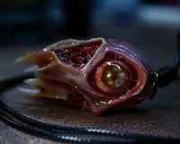Image 3 of Flesh Oracle Snaggletooth Pendant - Handmade OOAK