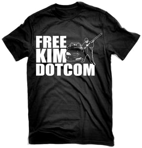 Image of "FREE KIM DOTCOM" T-Shirt