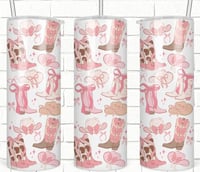 boots and bows 20oz tumbler