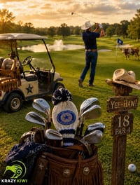 Image 2 of Dallas Cowboys custom Golf Club Cover hand knit logo NFL fan  gift-04c8bd49