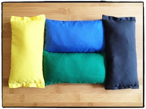 Image of Solid Color Poster Weights - Matching Set of 4