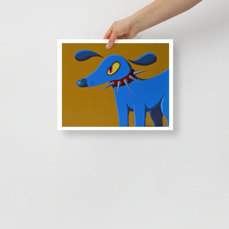 "Not Sad, Just Blue" Print