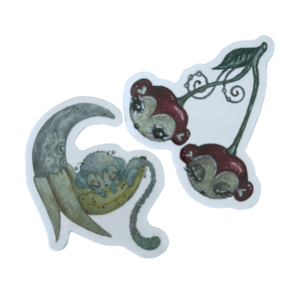 Image of cherry and banana monkey bundle 