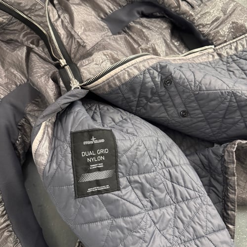 Image of AW2019 Stone Island Shadow Project Dual Grid Nylon Parker, size large