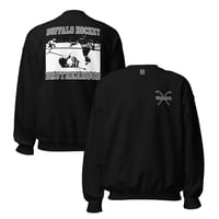 Embroidered Buffalo Crew Sweatshirt