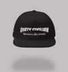 Dirty Skate Cap Black • Yupoong 6007