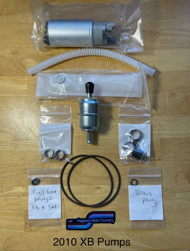 Stark Fuel Pump Kits for 0310 Buell XB motorcycles Aagaard Moto Foundry