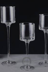 Image 1 of  Candle Holders Long Stemmed Tealight Candlestick Holders Wedding Centerpieces-12″ 14″ 16″