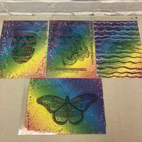 Image 3 of 1 OF. 1 ASSORTED SPLATTER PRINTS