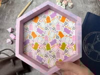 Image 4 of Cute Ghosts Large Hexagon Dice Tray